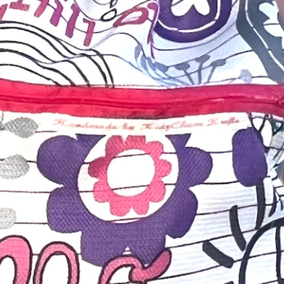 Handmade String Bag Durable Zipper Pocket Tote Backpack - Picture 13 of 13